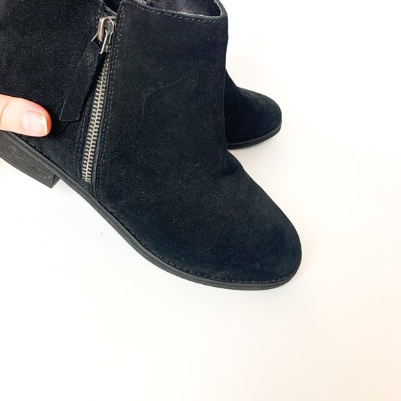 Blondo black suede zip up bootie waterproof 8 - Picture 3 of 7